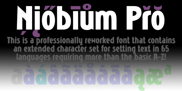 Niobium Pro Font Download