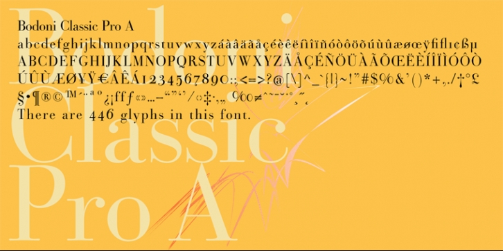 Bodoni Classic Pro Font Download