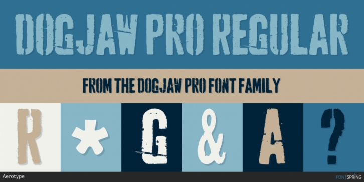 Dogjaw Pro Font Download