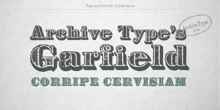 Archive Garfield Font Download