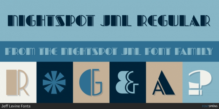 Nightspot JNL Font Download