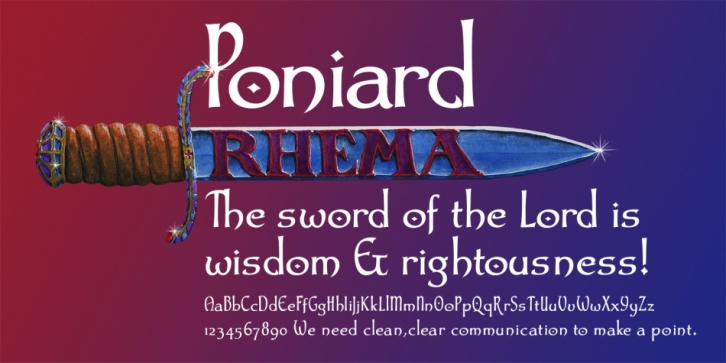 Poniard Font Download