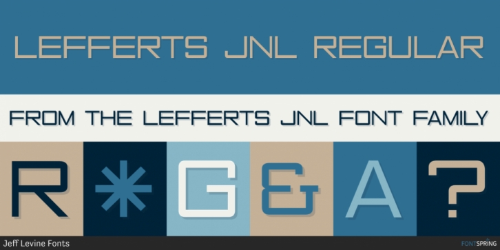 Lefferts JNL Font Download