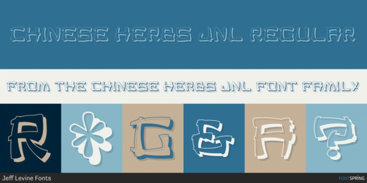 Chinese Herbs JNL Font Download