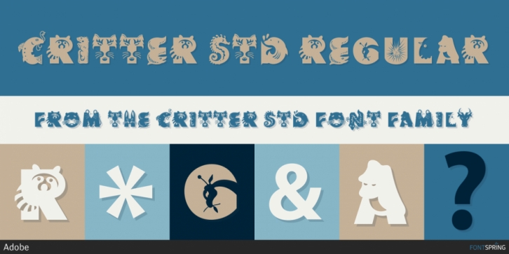 Critter Std Font Download