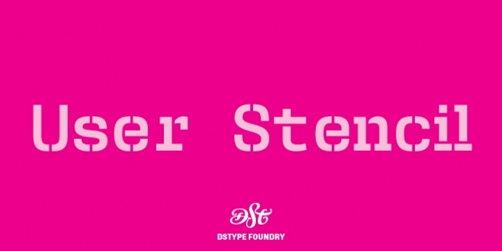 User Stencil Font Download