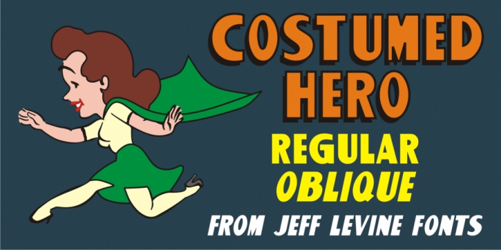 Costumed Hero JNL Font Download