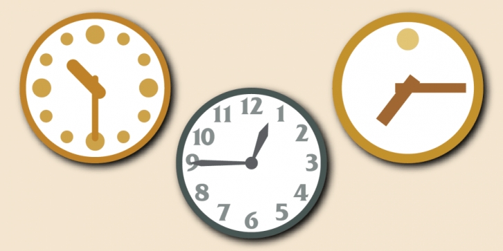 Time Clocks Font Download