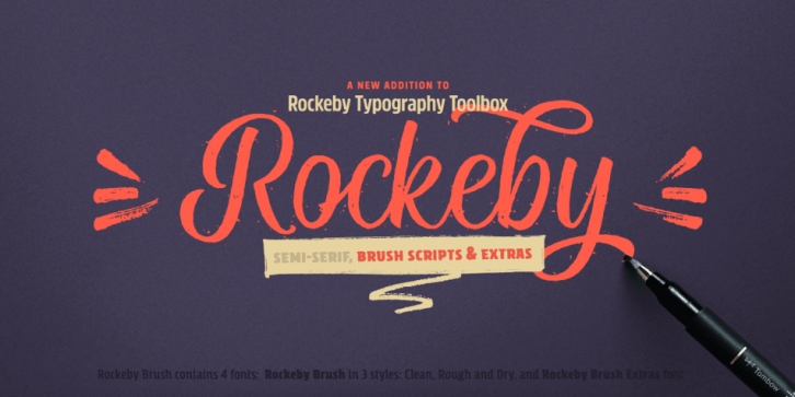 Rockeby Brush Font Download