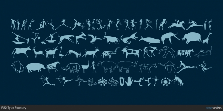 P22 Petroglyphs Font Download