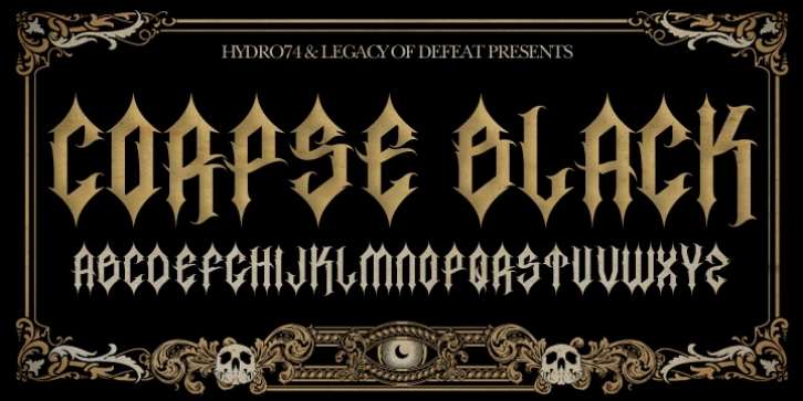 Corpse Black Font Download