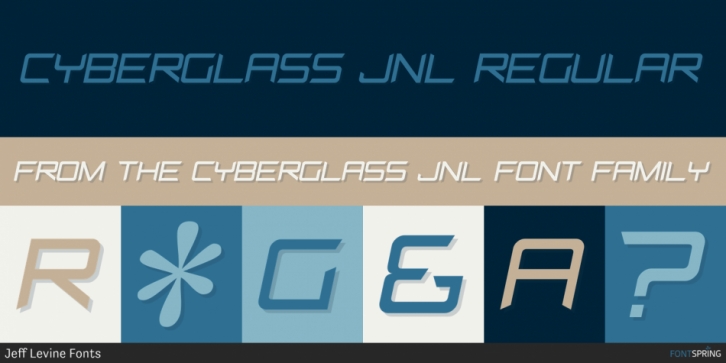 Cyberglass JNL Font Download