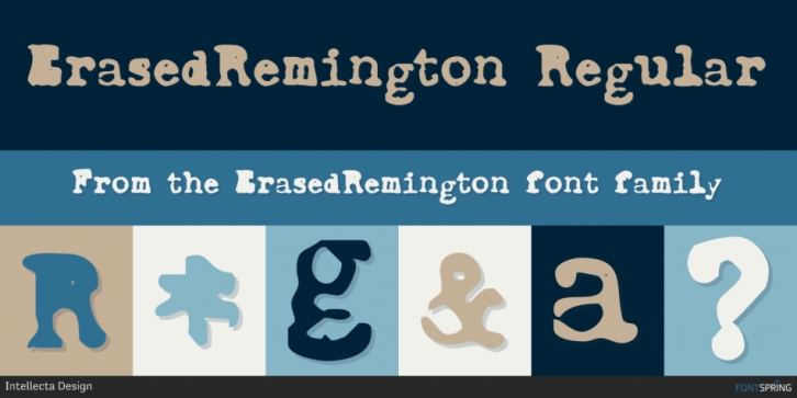 ErasedRemington Font Download