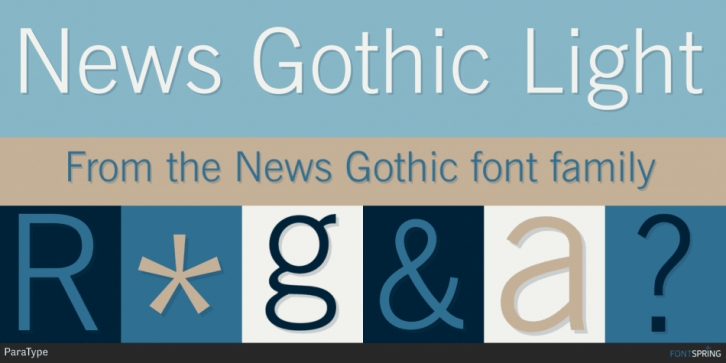 News Gothic Font Download