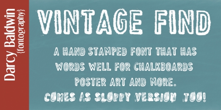 Vintage Find Font Download