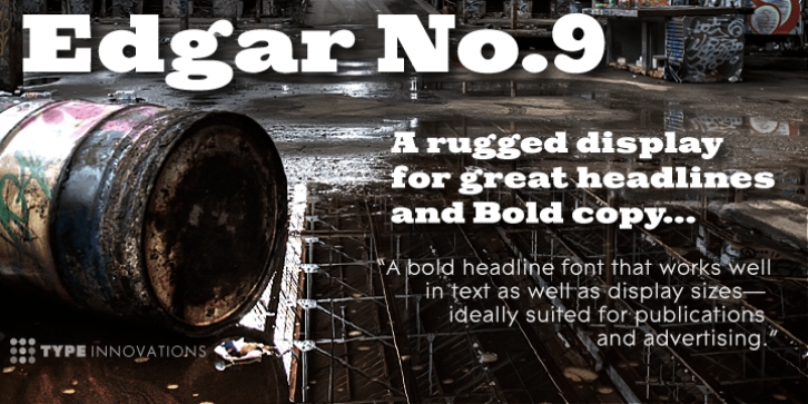 Edgar No 9 Font Download