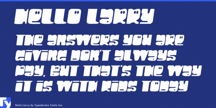 Hello Larry Font Download