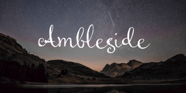 Ambleside Font Download