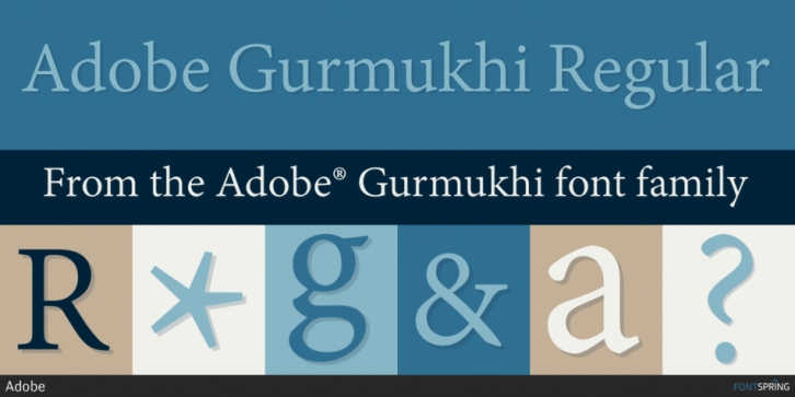 Adobe Gurmukhi Font Download