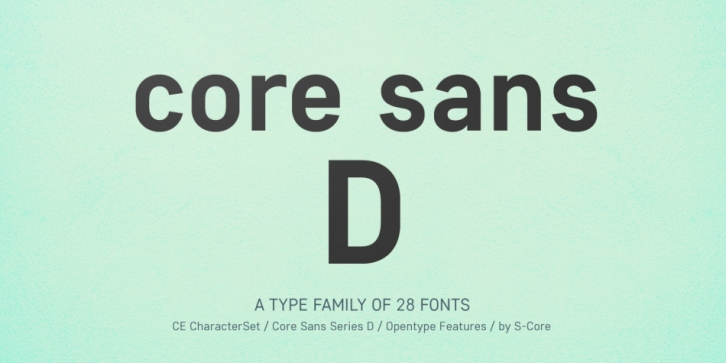 Core Sans D Font Download