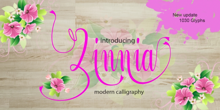 Zinnia Font Download