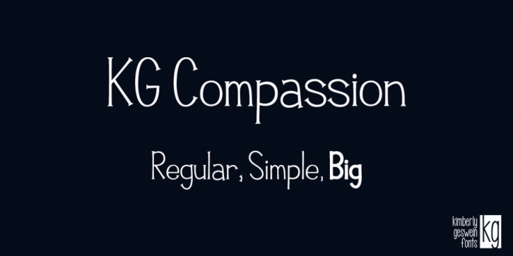 KG Compassion Font Download