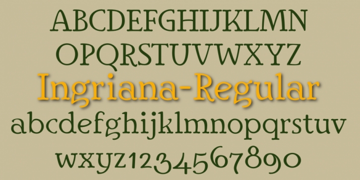 Ingriana Font Download