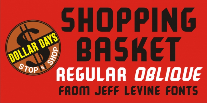 Shopping Basket JNL Font Download