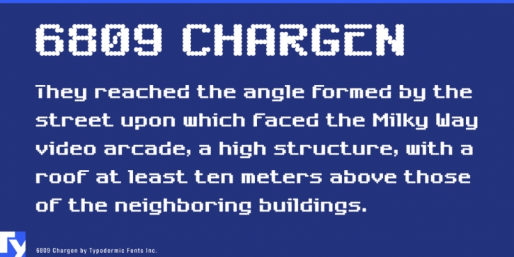 6809 Chargen Font Download