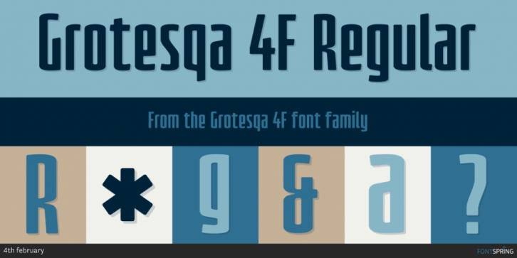 Grotesqa 4F Font Download