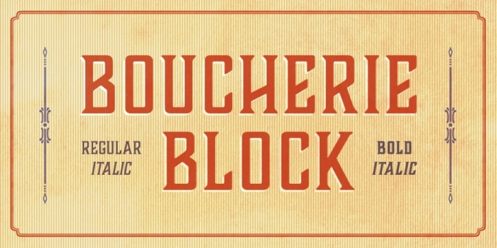 Boucherie Block Font Download