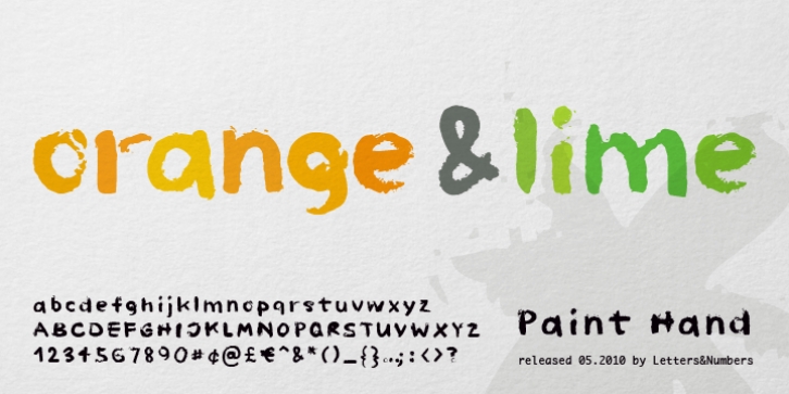 Paint Hand Font Download