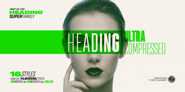 Heading Pro Ultra Compressed Font Download