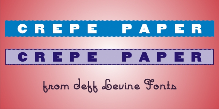 Crepe Paper JNL Font Download