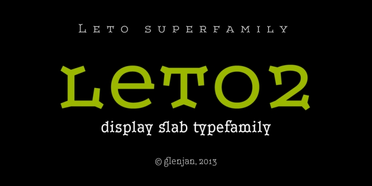 Leto Two Font Download