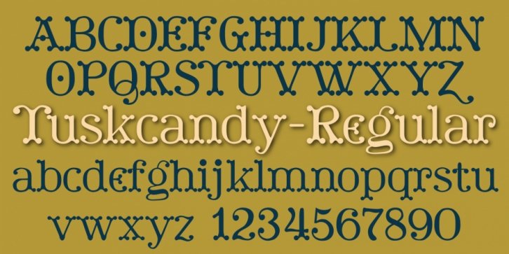 Tuskcandy Font Download