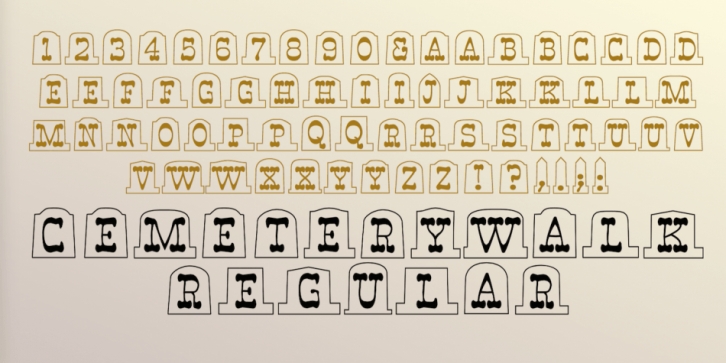 CemeteryWalk Font Download
