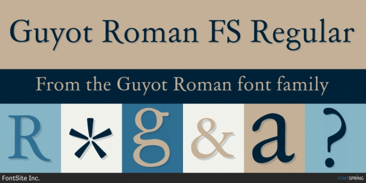 Guyot Roman Font Download