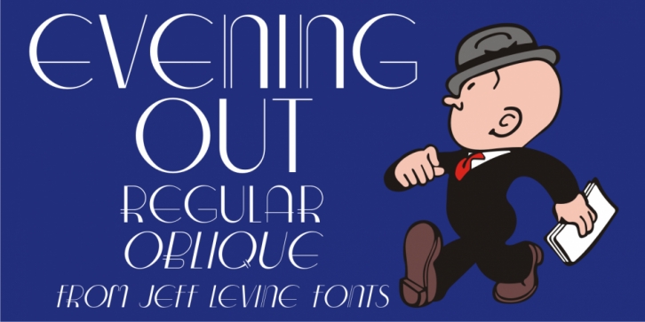 Evening Out JNL Font Download