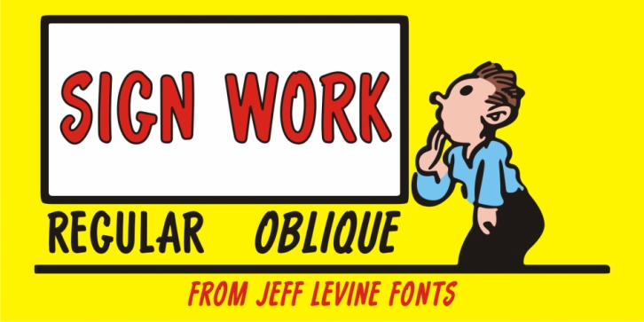 Sign Work JNL Font Download