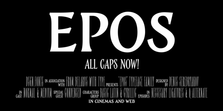 Epos Font Download