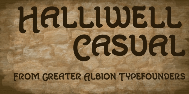 Halliwell Casual Font Download