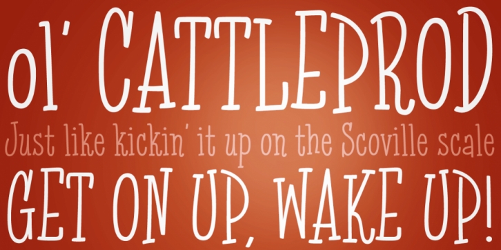 Cattleprod PB Font Download