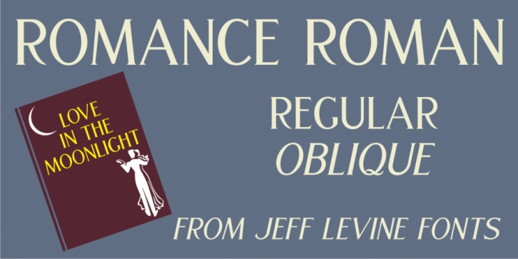 Romance Roman JNL Font Download
