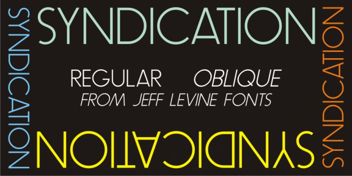 Syndication JNL Font Download