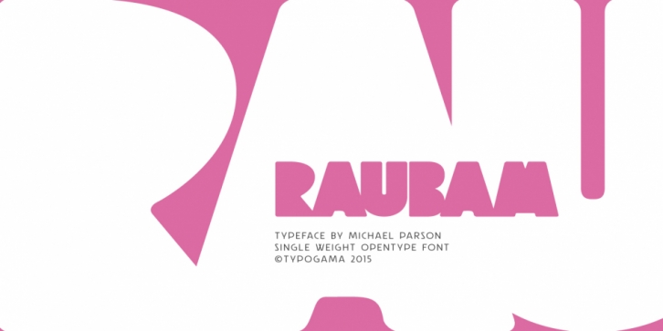 Raubam Font Download