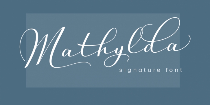 Mathylda Script Font Download