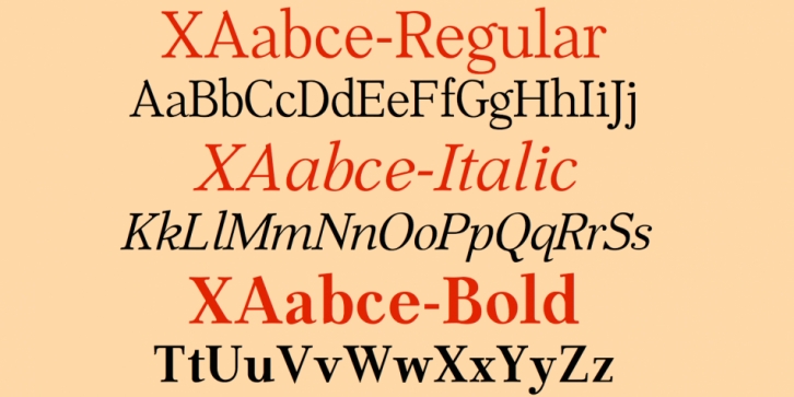 XAabced Font Download