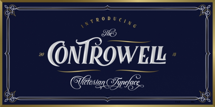 Controwell Victorian Typeface Font Download