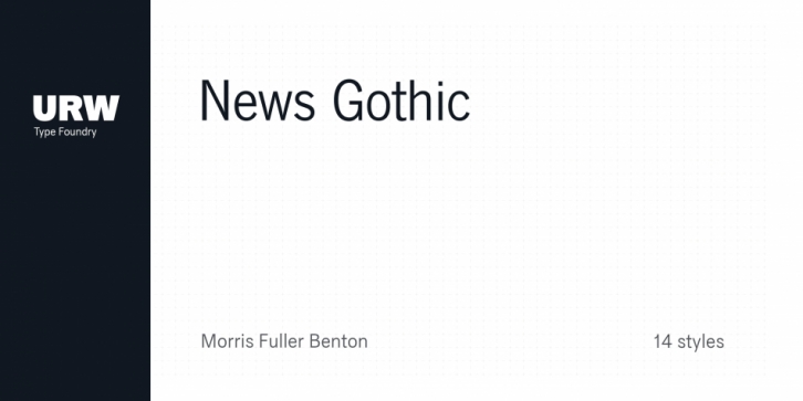 URW News Gothic Font Download